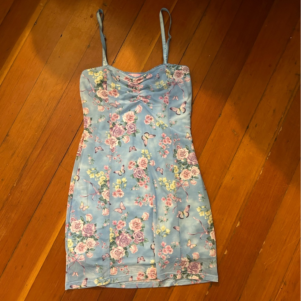 FLORAL MINI DRESS
